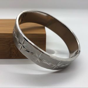 Vintage Starburst Bangle Bracelet